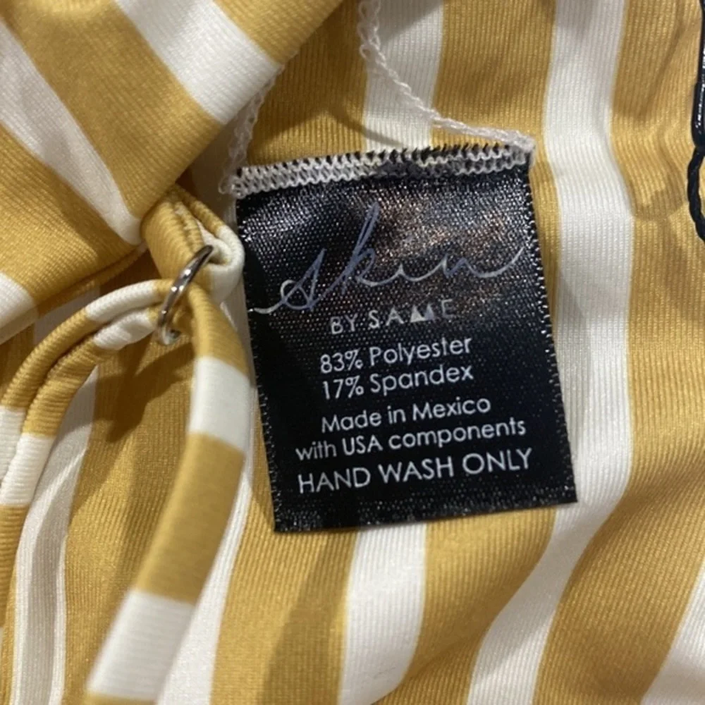 NWOT! Skin by Same Golden Stripe‎ Bikini Top